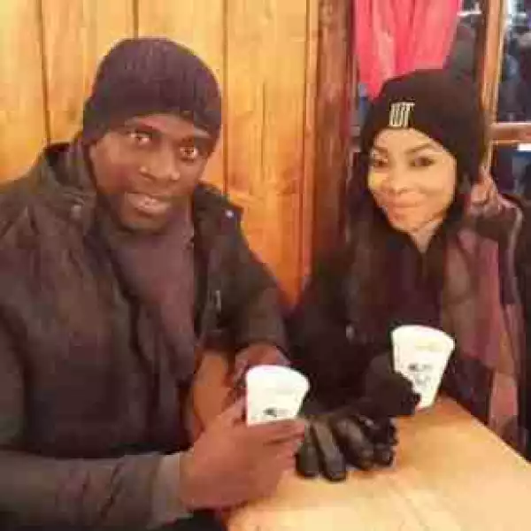 Are They Back Together? OAP Toke Makinwa Spotted Having Lunch With Her Ex Husband (Photos)